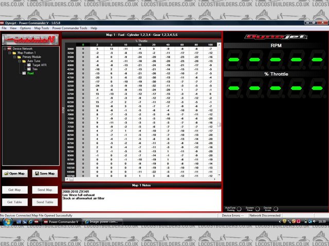 power commander V autotune